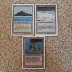 Qty: 3 - MTG Dual color lands (rare) proxy